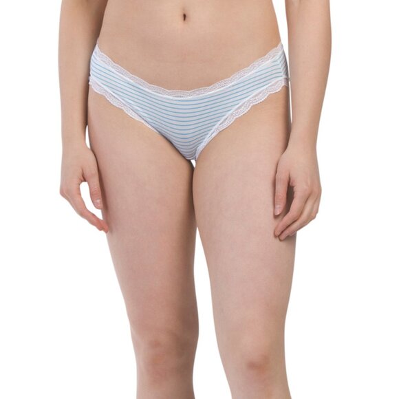 SOLID & STRIPED Multicolor 4pk Candy Stripe Super Soft Sustainable Panties Set - Picture 2 of 2